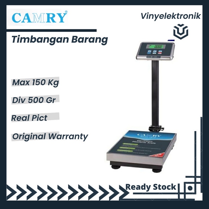 HOT SALE Timbangan Barang Digital 150kg Duduk / Timbangan Lantai Camry 150 kg