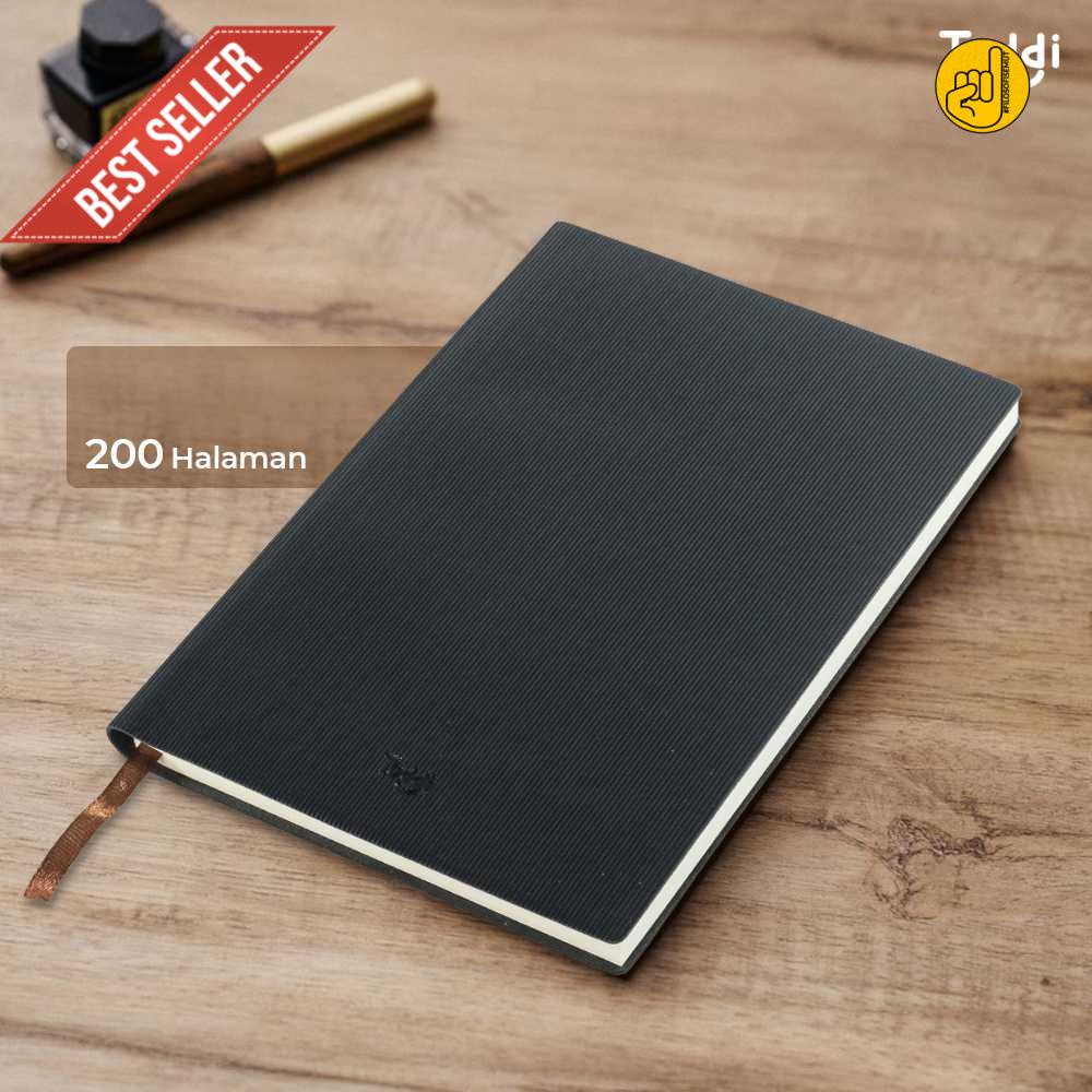 

baldan Toddi Buku Jurnal Leather Notebook Diary 68GSM 200 Halaman Grid - TD100 good quality