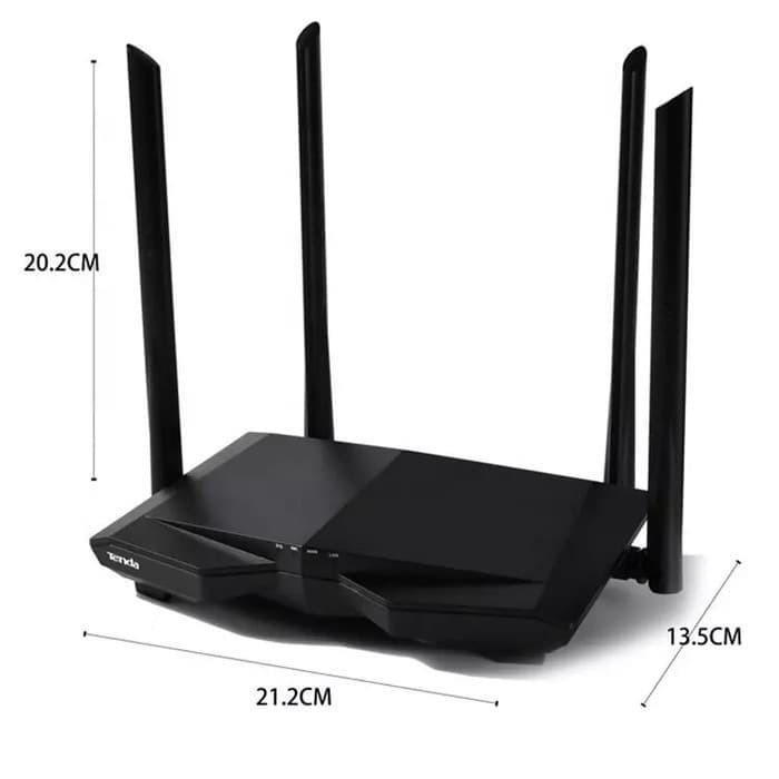 Router Ruter Tenda AC6 Router WiFi Dual band Canggih AC1200