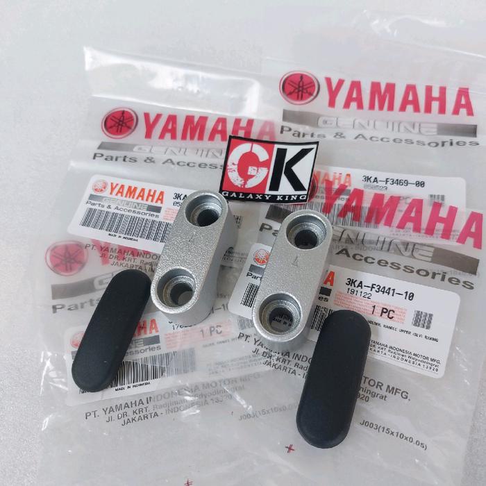 terbaru  raiser klem kleman dudukan stang stir rx king vixion scorpio set original ready