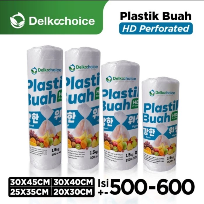 PLASTIK ROLL SAYUR BUAH FOTOCOPY PACKING OLSHOP HD PLONG BENING POLOS Kode 1273
