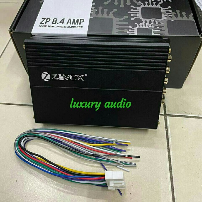 BISA GOSEND PROSESOR ZEVOX ZV 8.4 AMP/ DSP ZEVOX 8 CHNL KUALITAS TERBAIK