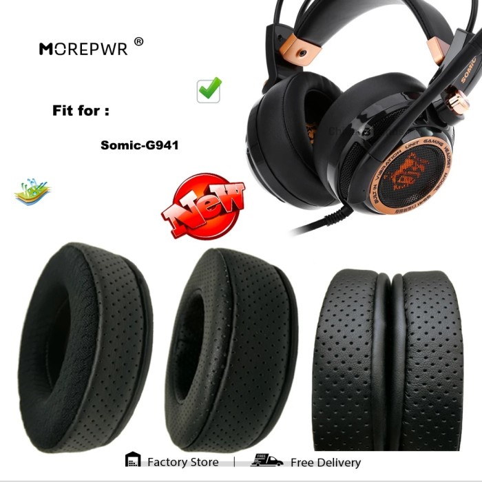Morepwr New Upgrade Replacement Ear Pads for Somic G941 Headset Parts