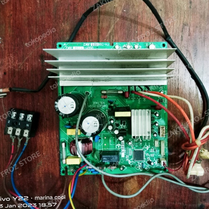 MODUL PCB OUTDOOR AC SHARP J-TECH INVERTER 1.5PK