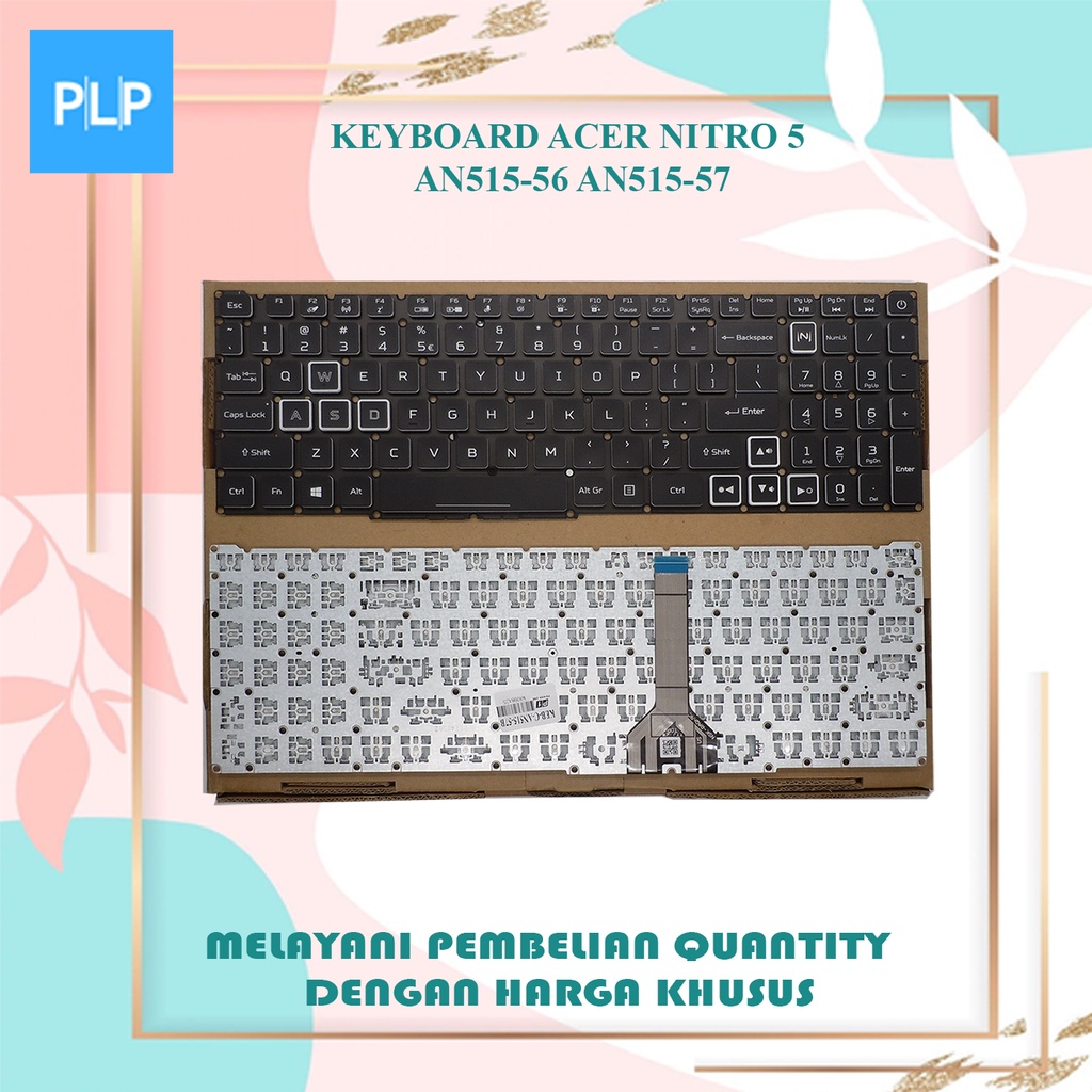 Keyboard Acer Nitro 5 an515-56 an515-57 Black