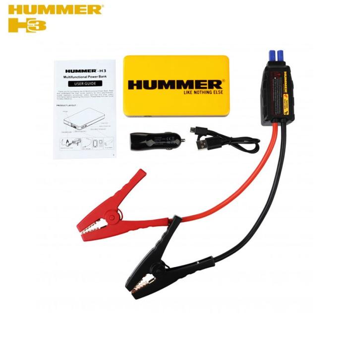 Paling Murah Power Bank Aki Mobil Jumper Jump Starter 6000Mah Hp Ponsel Hummer H3
