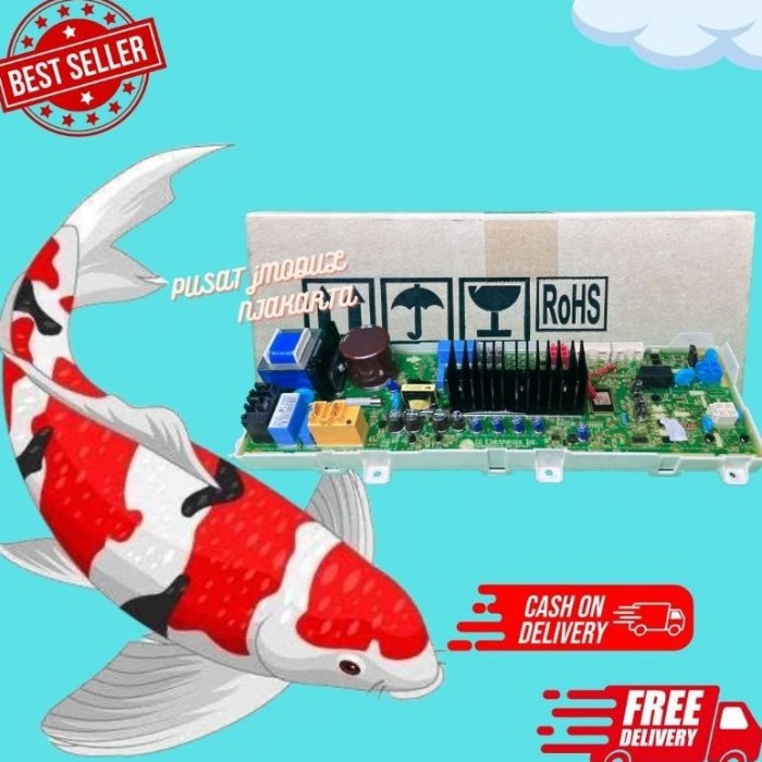 modul pcb mesin cuci LG FRONT LOADING F8008NMCW / F8007NMCW