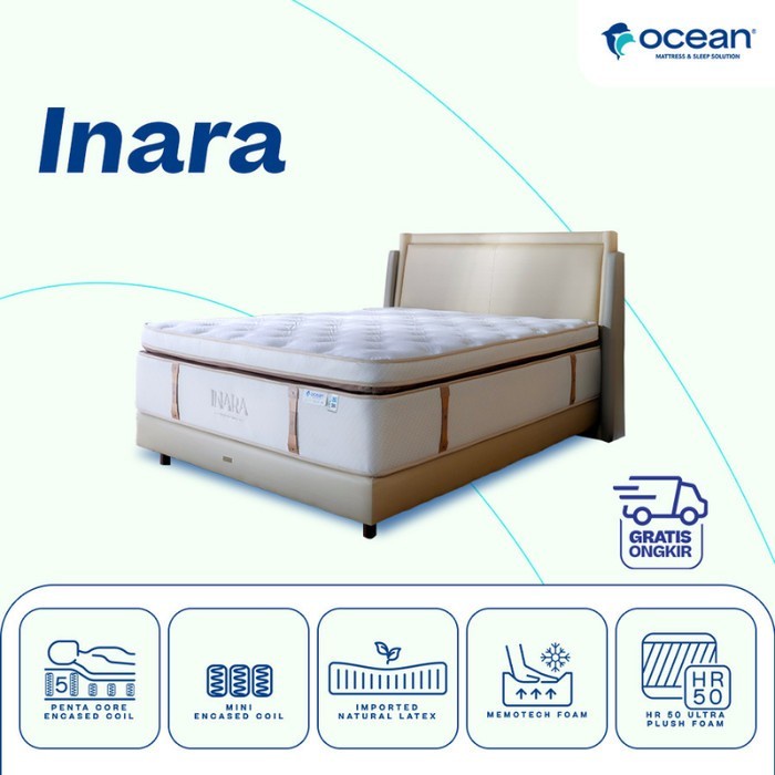 Kasur Springbed Ocean Inara Natural Latex 160X200