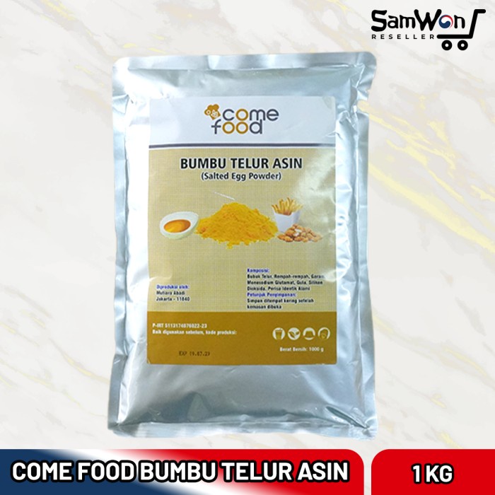 

Bumbu Telur Asin 1Kg Import Taiwan Bubuk Seasoning Powder Salted Egg Best Quality