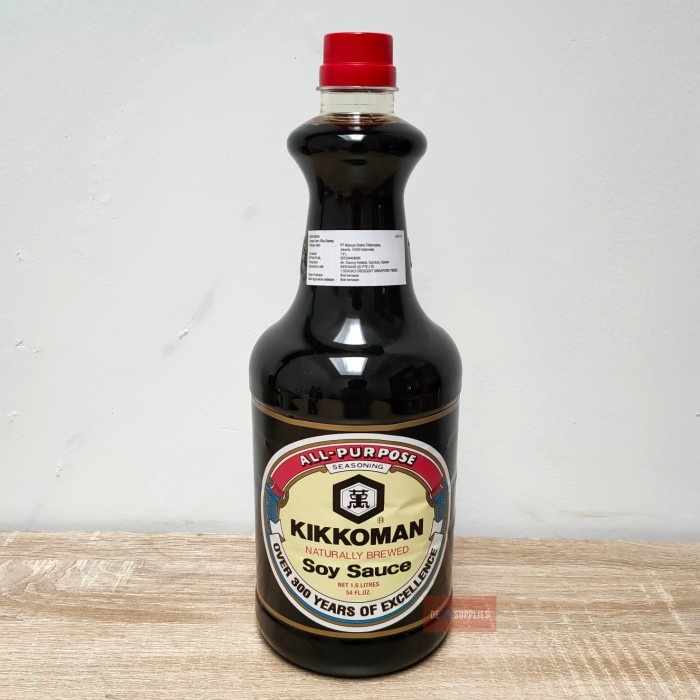 

Kikkoman Shoyu Premium Soy Sauce 1.6L - Kecap Asin Jepang Resto Harga Promo
