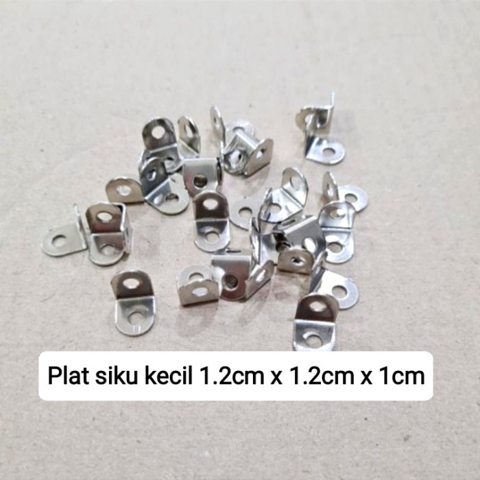 PREMIUM (100 pcs) Plat Siku l kecil / siku kecil pigura bingkai figura