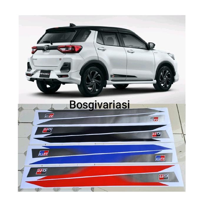 SALE  STIKER MOBIL TOYOTA RAIZE GR SPORT / STIKER MOBIL ROCKY / STIKER GR SPORT RAIZE ROCKY