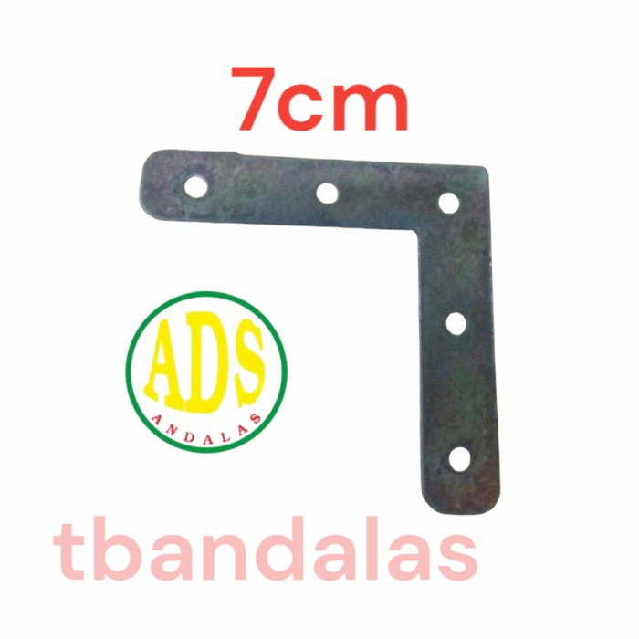 PREMIUM plat siku L samping