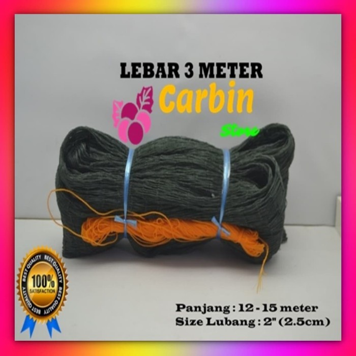 PREMIUM Jaring Pagar Ayam 3 meter size 2.5 cm - Jaring Serbaguna - Jaring Kand