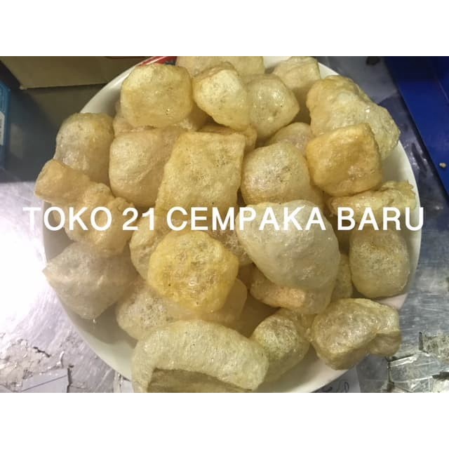 

NeW Krupuk Kulit Sapi 1 KG Kerupuk Rambak Jangek Krecek Kulit Sapi 1KG