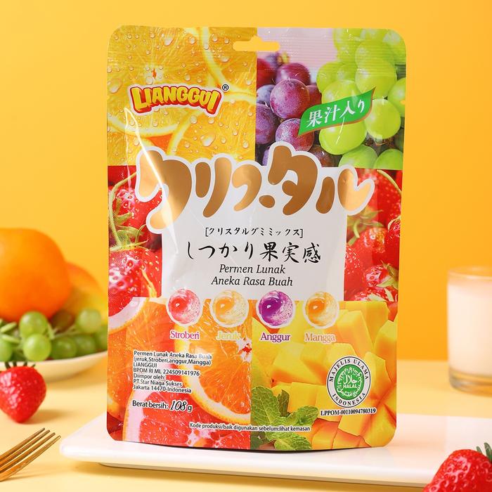 

NeW [HALAL] LIANGGUI Permen Buah, Permen China Halal, Murah dan Enak, Cemilan Terlaris, Makanan