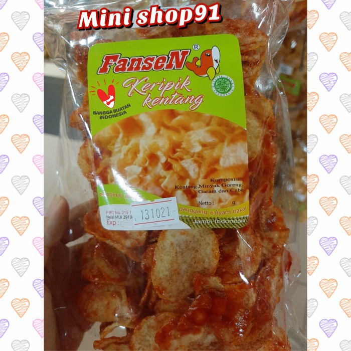 

Wdo - Keripik Kentang Pedas/Oleh-Oleh Khas Kota Jambi