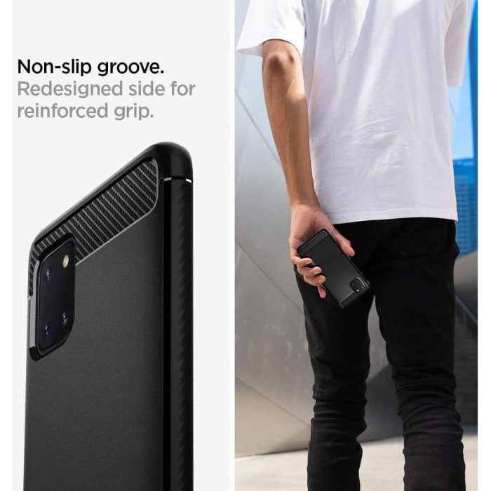 Case Samsung Galaxy Note 10 / Plus / Lite Spigen Rugged Armor Casing Ready