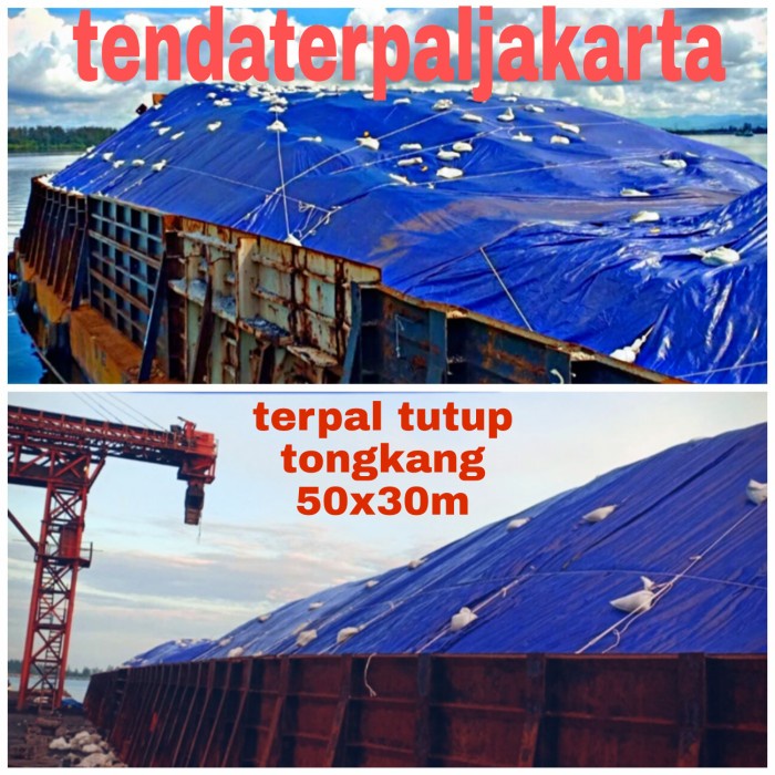 PREMIUM Terpal Tutup Kapal Tongkang /Terpal A12 Korea 50mx30m/Terpal Tongkang