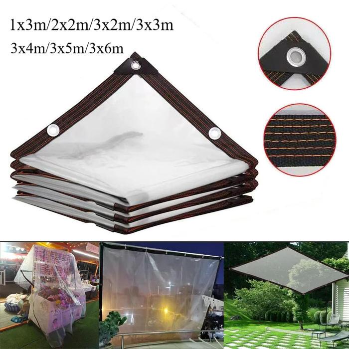 PREMIUM Terpal Plastik Bening /plastik UV green house /tebal plastik bening transparan /Terpal Anti
