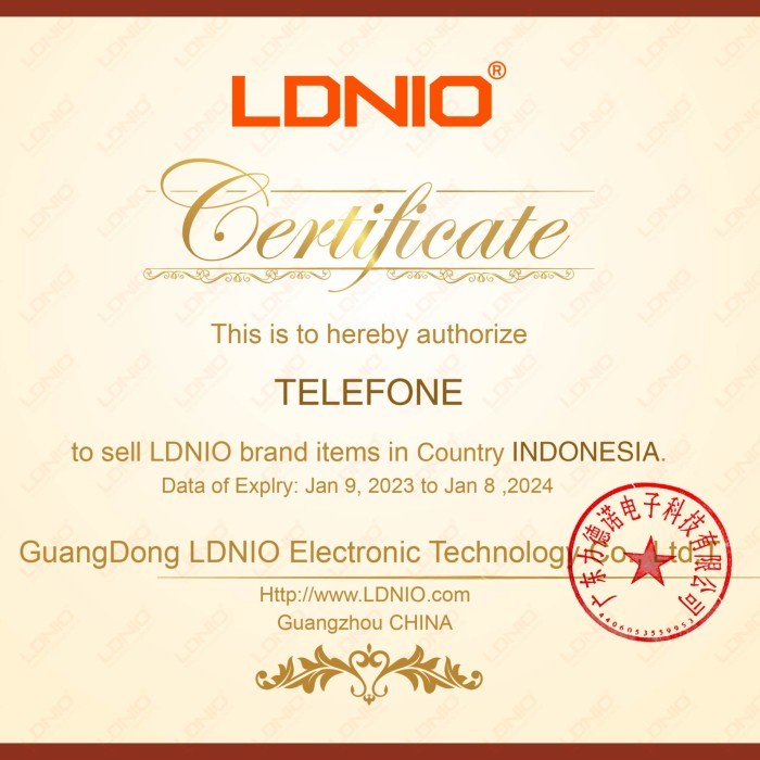 LDNIO Q366 65W GAN SUPER FAST CHARGER ADAPTER ORIGINAL