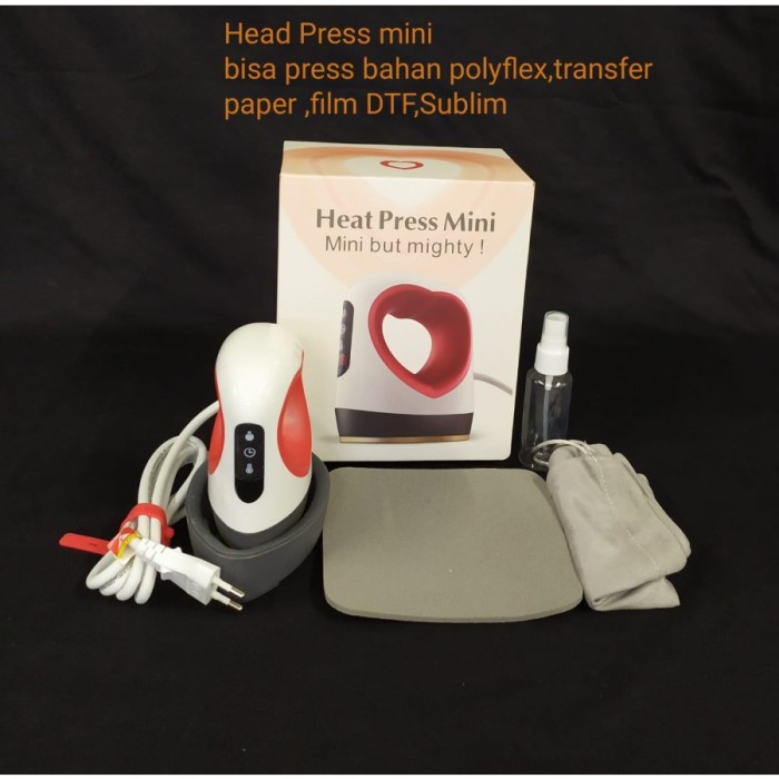 New Mesin Press Kaos / Heat Press Mini / Alat Sablon Kaos