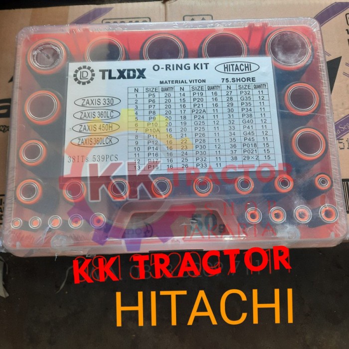 Terbagus Oring Box Hitachi O-Ring Hitachi Oring Hitachi Ex200 Zx210 Bahan Viton