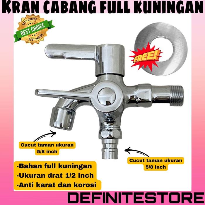 DISKON KRAN KERAN KRAN AIR 1/2 INCH KRAN AIR KRAN SHOWER 2 CABANG KRAN ENGKOL KRAN SHOWER KRAN WUDHU