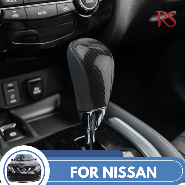 Gear Shift Knob Carbon Cover Nissan Xtrail T32 2014-2018