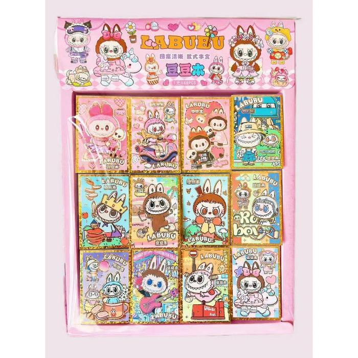 

Buku Stiker Mini Lucu Labubu Sanrio Momo - Mini Sticker Book - Harga Unt 2/5 Pcs