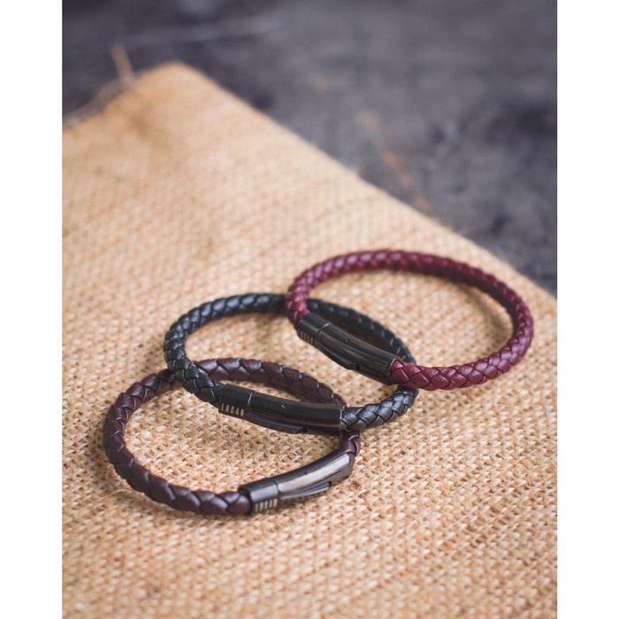Gelang Cowok / Gelang Pria / Gelang Kulit / Gelang Lucan