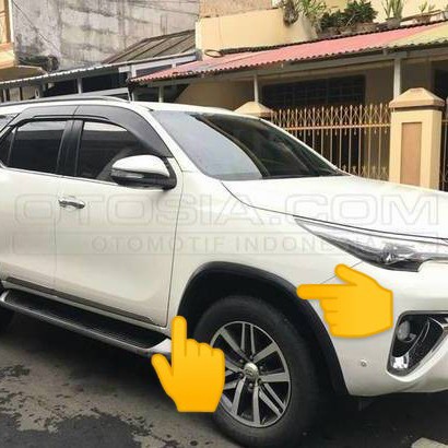 Terbagus Over Fender/Spoiler Fender Depan Fortuner Vrz Original
