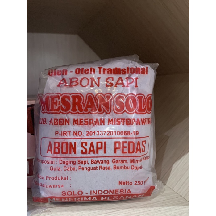 

BARANG TERLARIS Abon Sapi Mesran Solo