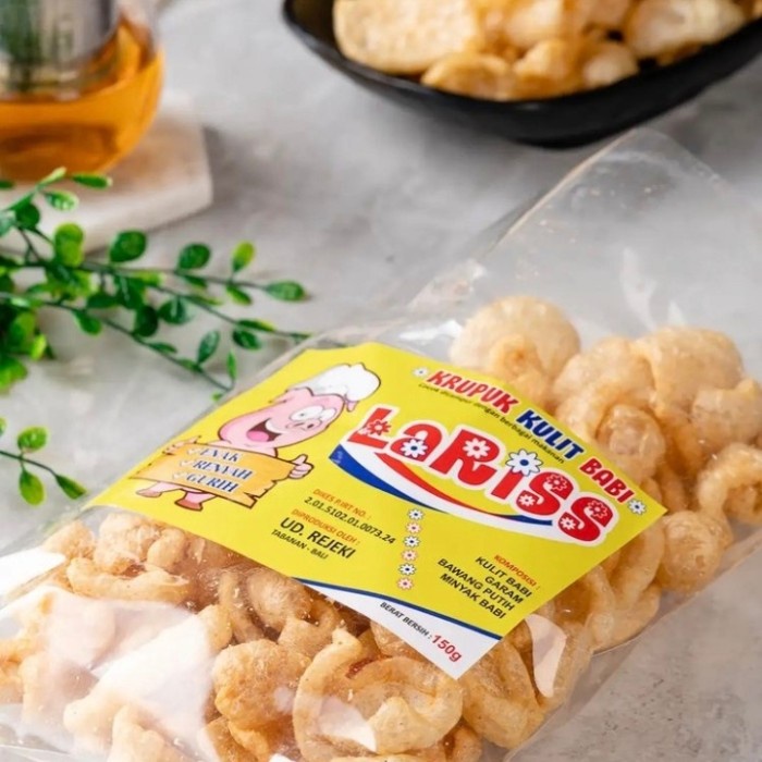 

BARANG TERLARIS kerupuk kulit babi - laris - rejeki - krupuk babi - 150 gram