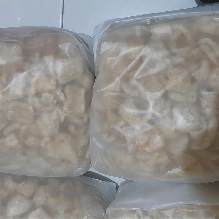 

BARANG TERLARIS kerupuk kulit babi non halal kiloan Snack Food Krupuk Asin