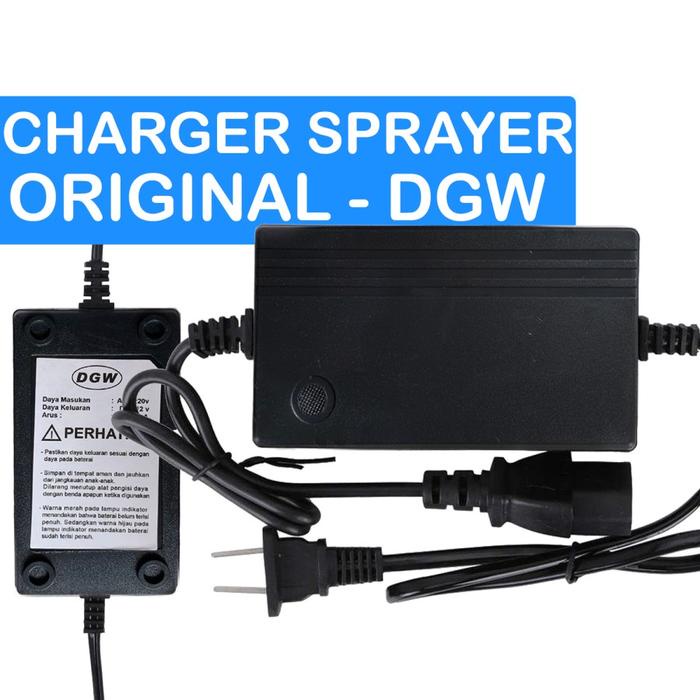JTTOP" CHARGER BATERAI UNTUK SPRAYER ELEKTRIK ORIGINAL DGW BISA UNTUK SEMUA JENIS SPRAYER GENDONG
