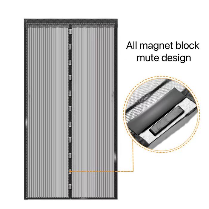 Yhome Tirai Pintu Kamar / Tirai Magnet Anti Nyamuk Kawat Nyamuk / Tirai Magnet Elegan Bahan Plastik