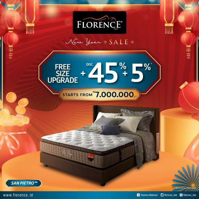 Kasur Springbed Florence San Pietro