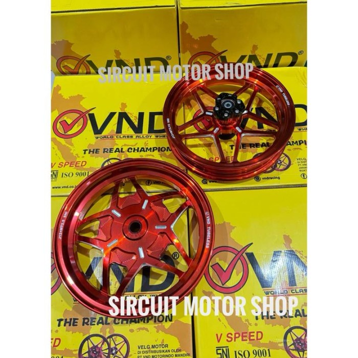 TERLARIS VELG VND V SPEED BINTANG RING 12 FAZZIO NEW & FAZZIO OLD / VND BINTANG 215x14 & 250x14