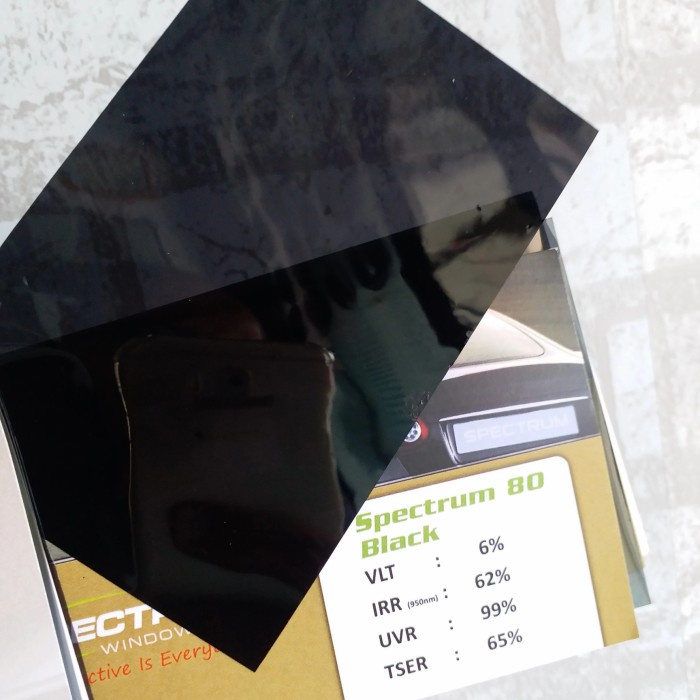 Bahan kaca film spectrum Tanpa Pasang