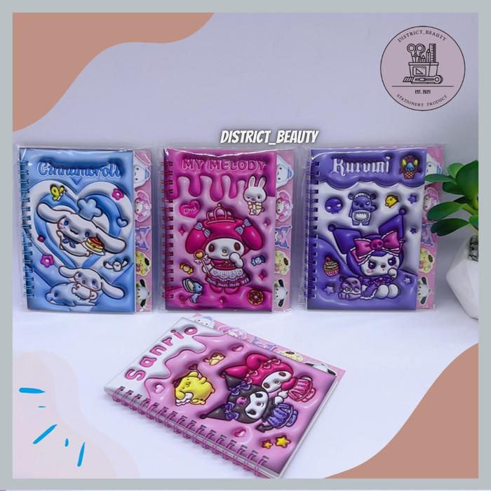

BUKU STIKER SANRIO NOTEBOOK STIKER SPIRAL MOTIF SANRIO LUCU TERMURAH