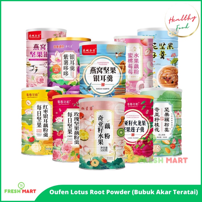 

Ou Fen Lotus Root Powder Halal Original / Bubuk Akar Teratai