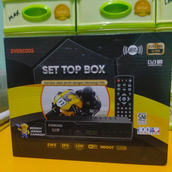Set Top Box TV Evercoss - Bisa Buat TV tabung/Digital