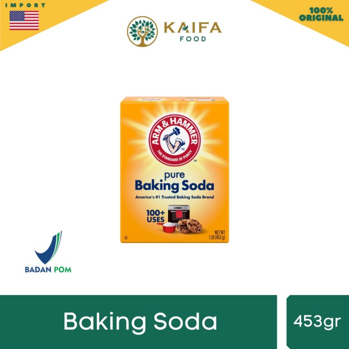 

Ready Stok" Baking Soda Merk Arm & Hammer Baking Soda 454Gr