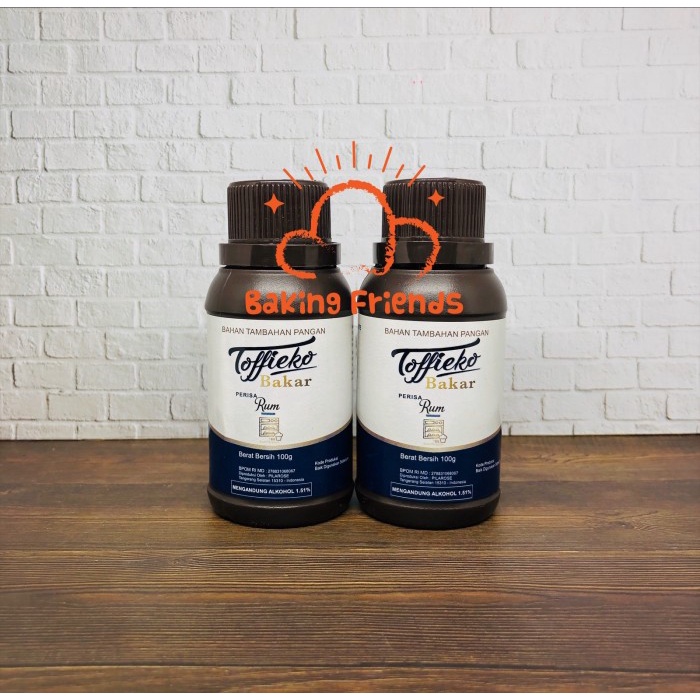 

Ready Stok" Toffieco Essence Rum Bakar 100Gr / Perisa/Essens Rum Bakar