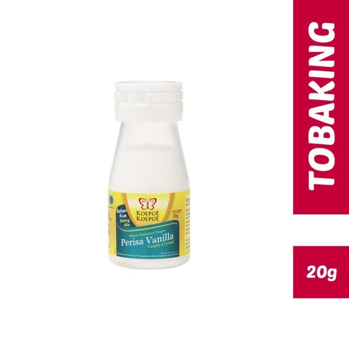 

Ready Stok" Koepoe Vanilla Vanili Bubuk 20Gr Crystal
