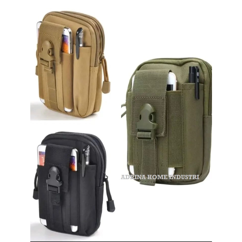 HOT PRODUCT Tas pinggang pria untuk dompet dan hp