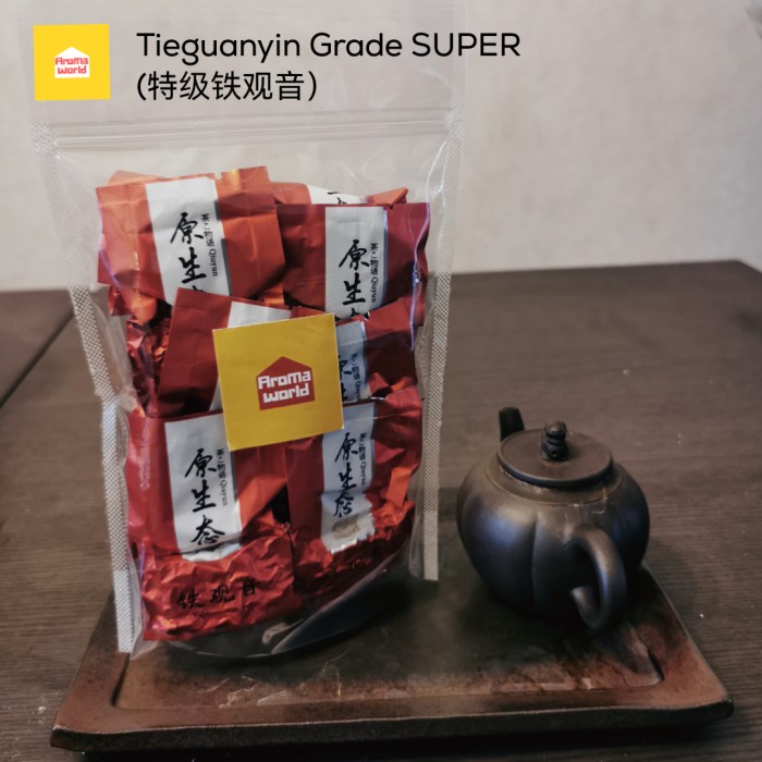 

Tieguanyin Grade SUPER - Teh Oolong Pilihan dengan Teknik Pengolahan Tradisional - Herbal, Daun, Tea