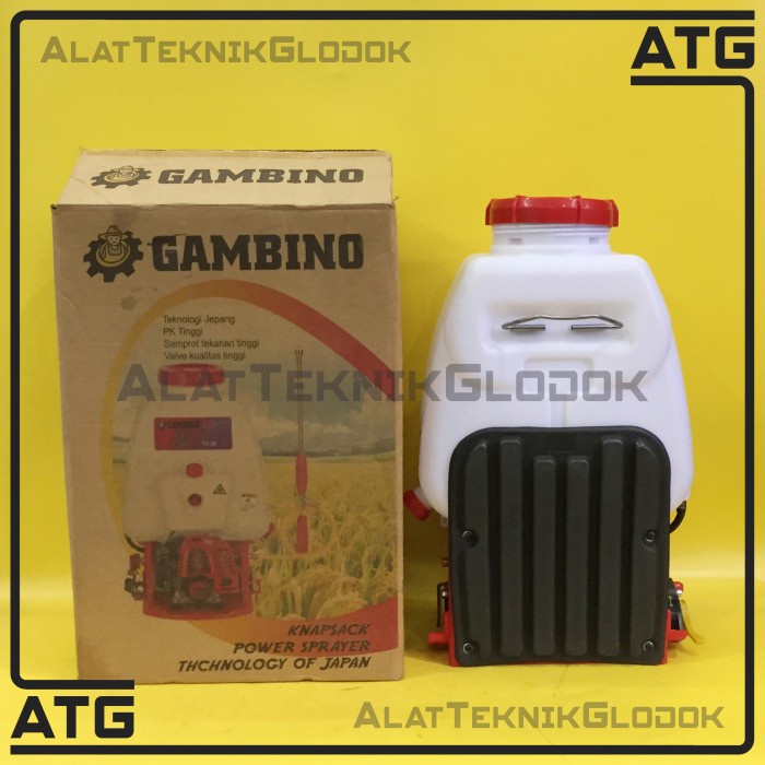 Berkualitas Sprayer Disinfektan Semprotan Hama / Gambino Tu-26 / 20L / Mesin 2 Tak