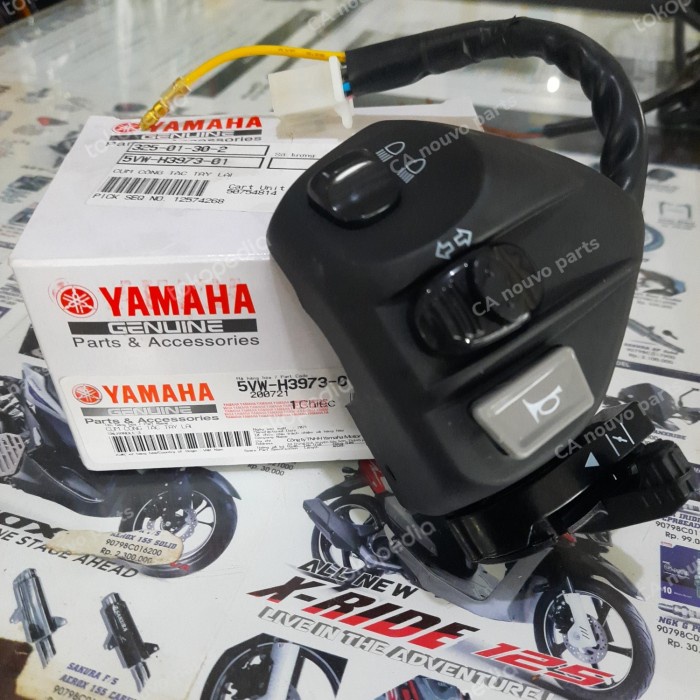 holder saklar lampu kiri mio sporty smile original yamaha vietnam